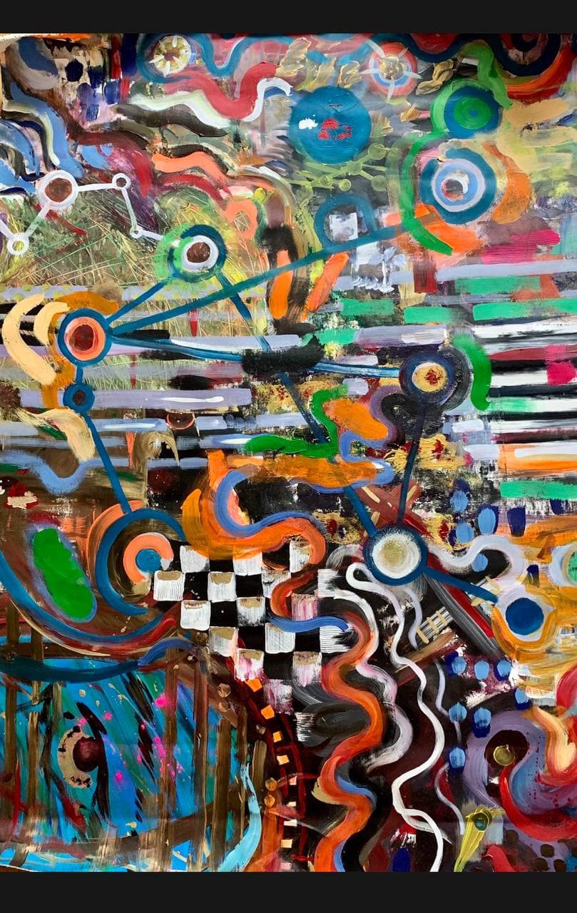 PICTURE 3 - 50x200cm - ON CANVAS (UNFRAMED) - MINIMUM BID CHF 325.-